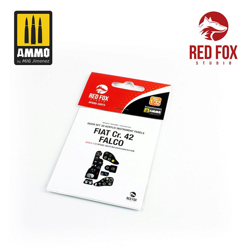 Red Fox Studios RFSQS-32073 1/32 Fiat CR.42 Falco (for ICM kit) 