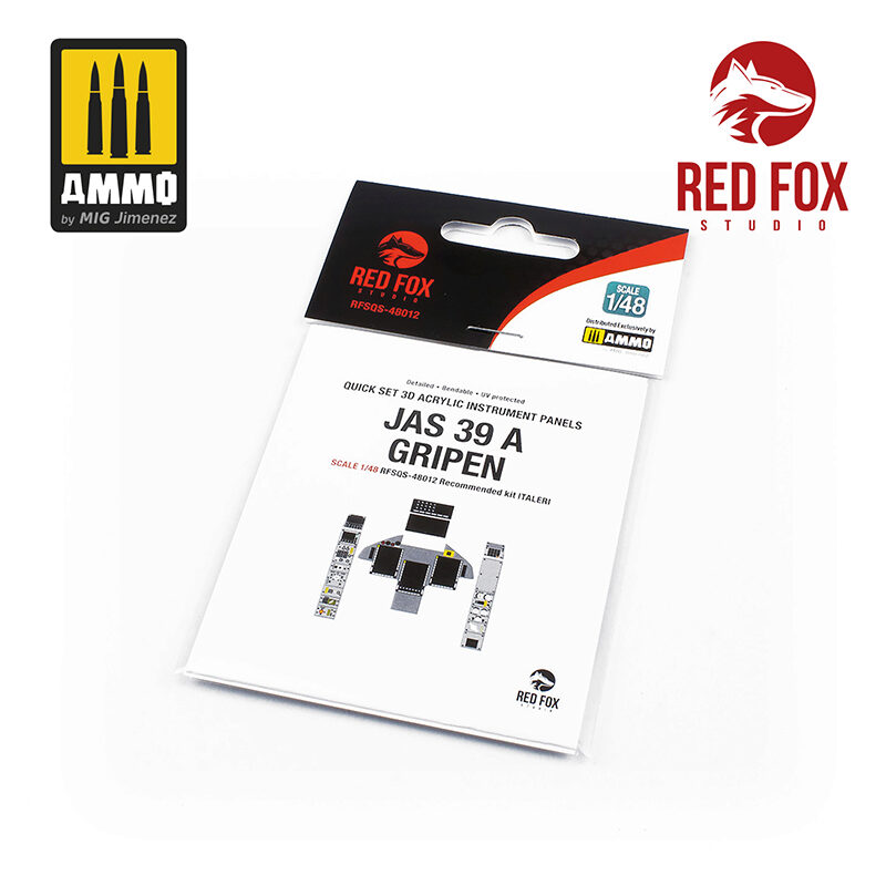 Red Fox Studios RFSQS-48012 JAS 39 A Gripen (for Italeri kit)