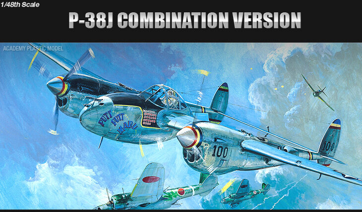 ACADEMY 12282 1/48 P-38 Combination Version