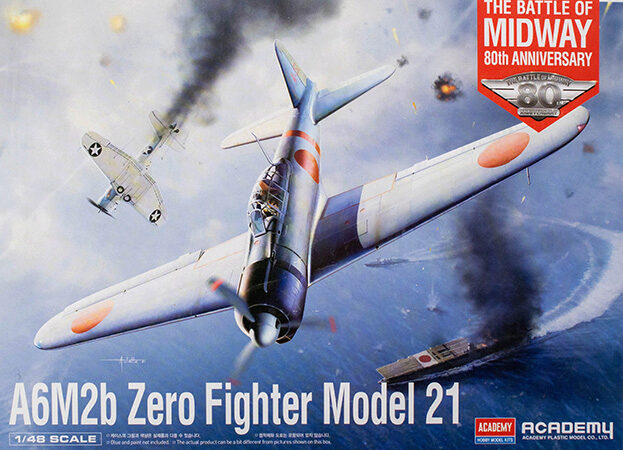 ACADEMY 12352 1/48 A6M2b Zero Fighter Model 21 The Battle of Midway 80th Anniversary