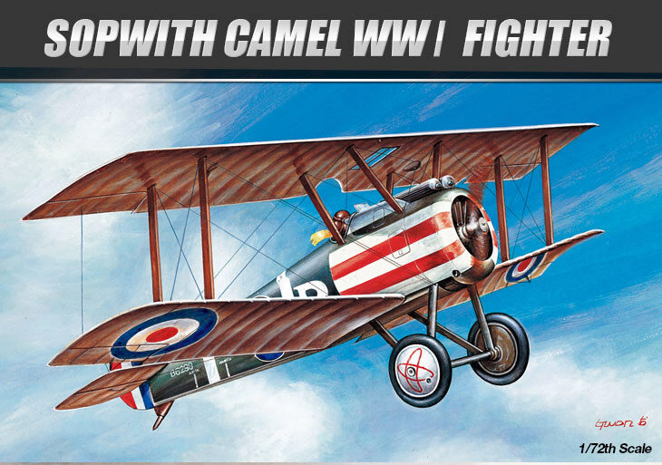 ACADEMY 12447 1/72 Sopwith Camel WWI Fighter