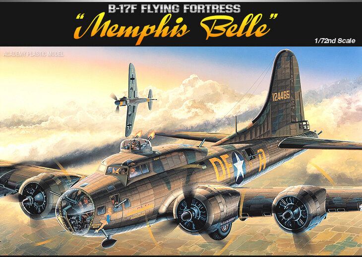 ACADEMY 12495 1/72 B-17F "Memphis Belle"