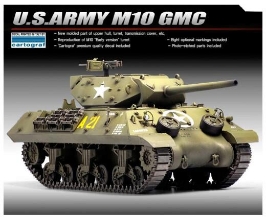 ACADEMY 13288 1/35 U.S. Army M10 GMC "70th Anniversary Normandy Invasion 1944"