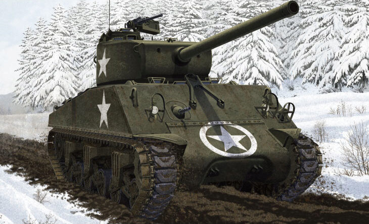 ACADEMY 13500 1/35 M4A3 (76)W "Battle of Bulge"