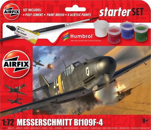 Airfix A55014 Starter Set - Messerschmitt Bf109F-4