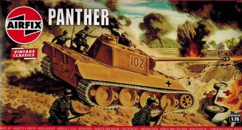 Airfix A01302V Panther Tank, Vintage Classics