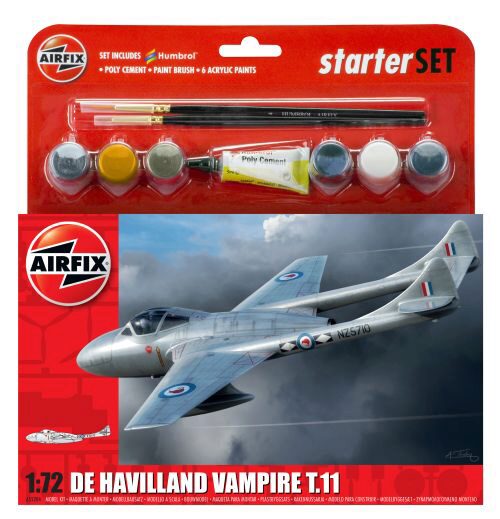 Airfix A55204 DH Vampire TII Starter Set