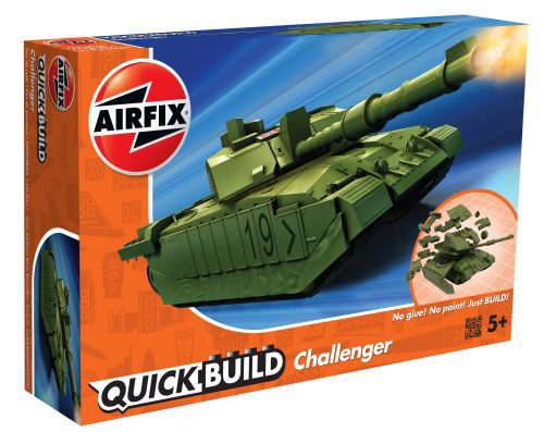 Airfix J6022 Quickbuild Challenger Tank -Green