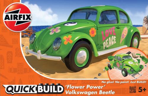 Airfix J6031 Quickbuild VW Beetle Flower-Power