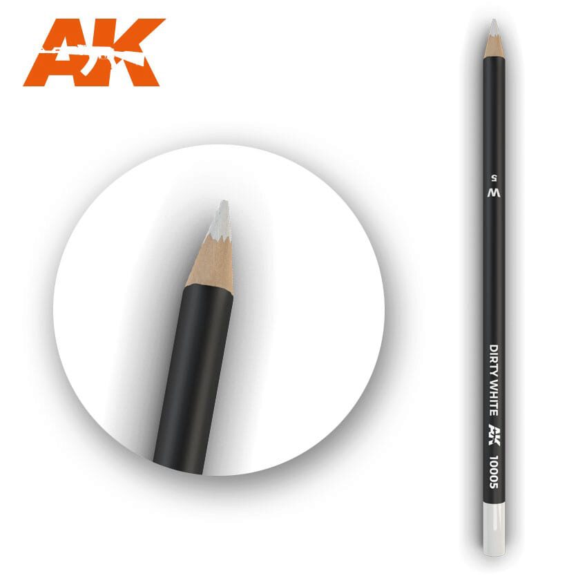 AK AK10005 Watercolor Pencil Dirty White