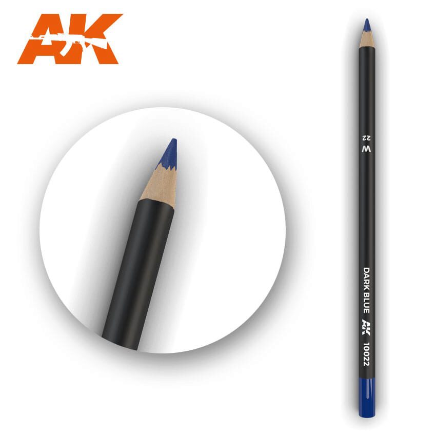 AK AK10022 Watercolor Pencil Dark Blue