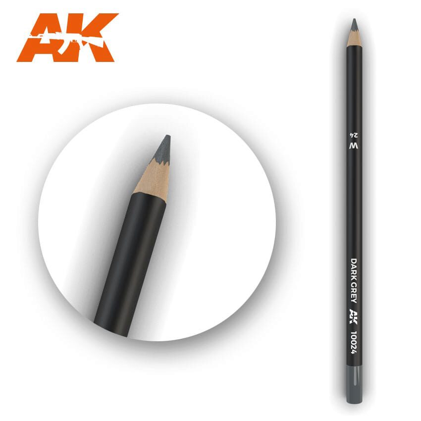 AK AK10024 Watercolor Pencil Dark Grey
