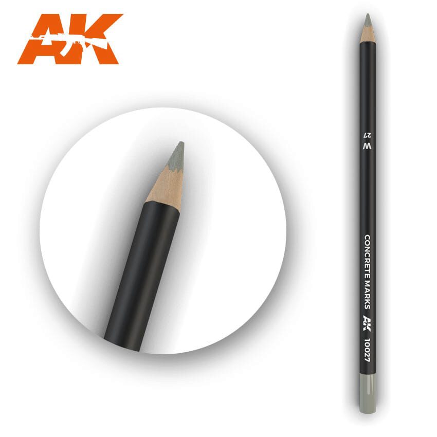 AK AK10027 Watercolor Pencil Concrete Marks