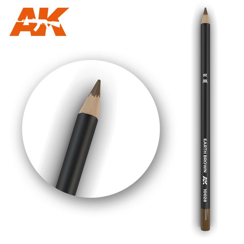 AK AK10028 Watercolor Pencil Earth Brown