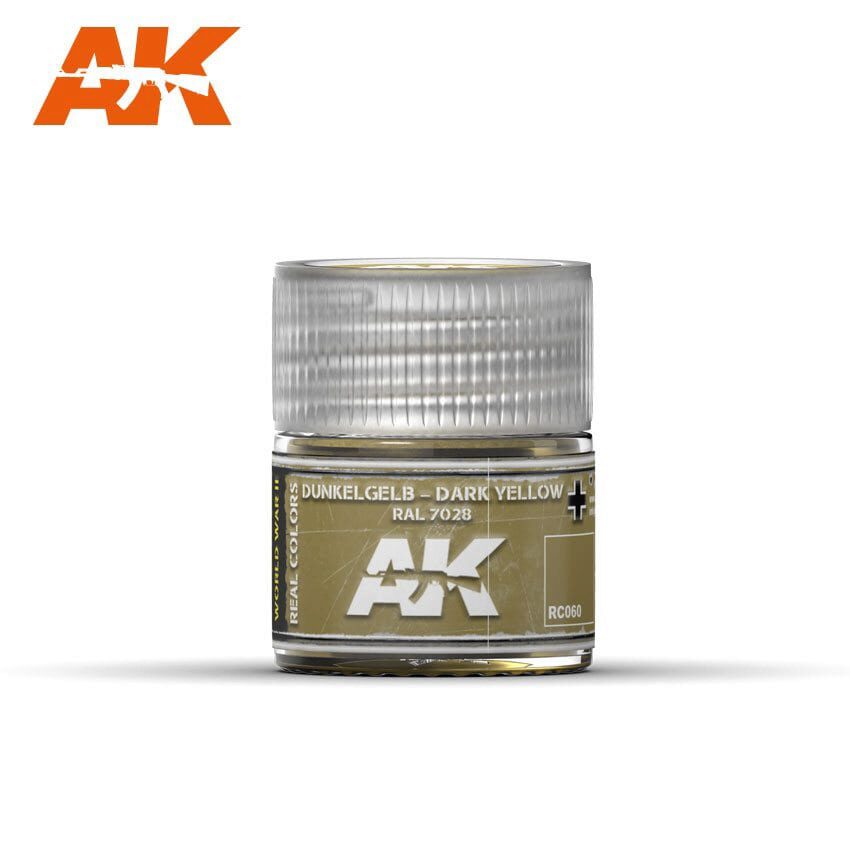AK RC060 Dunkelgelb-Dark Yellow RAL 7028  10ml