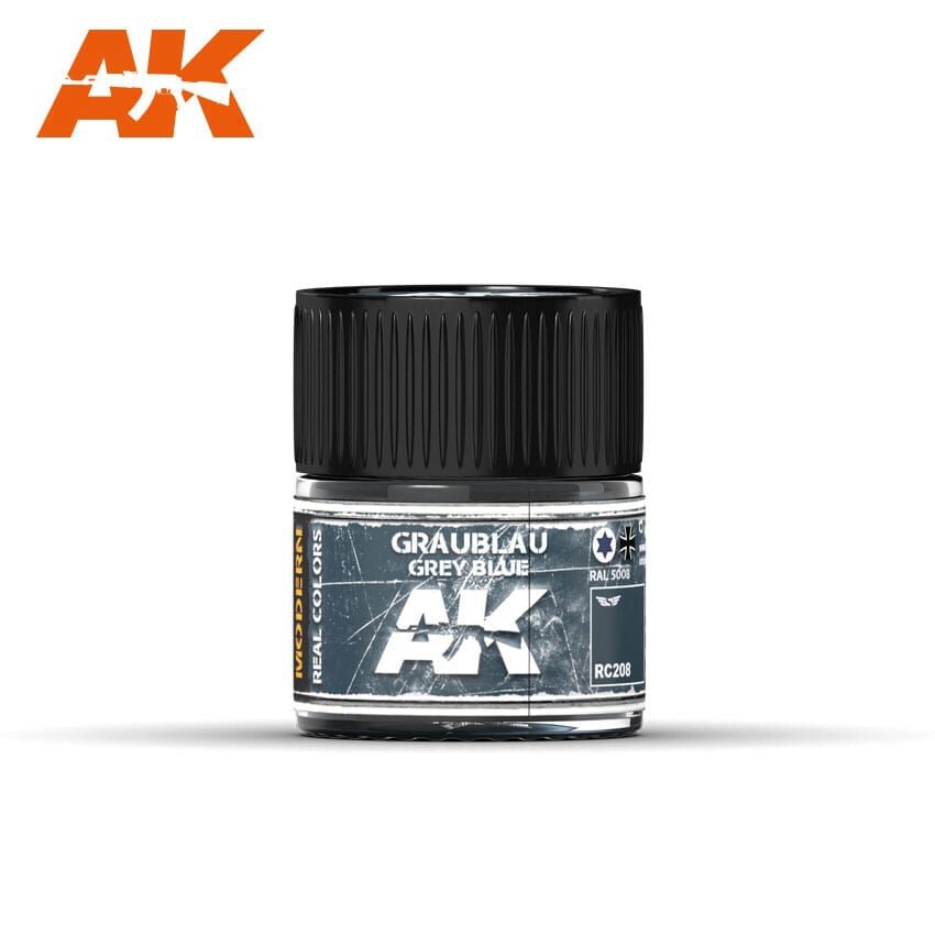 AK RC208 Graublau-Grey Blue RAL 5008, 10 ml