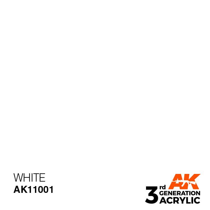 AK AK11001 3rd gen. White 17ml