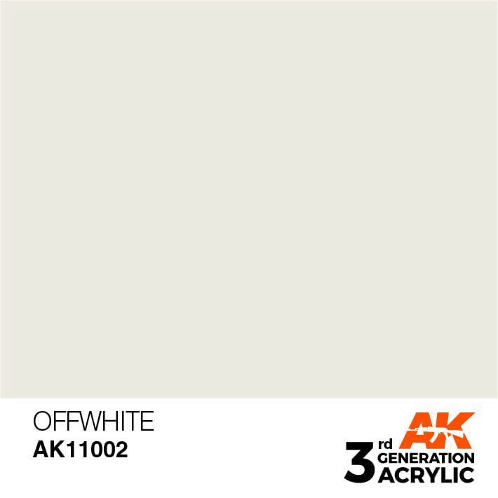 AK AK11002 3rd gen. Offwhite 17ml