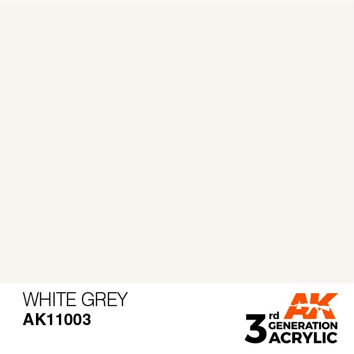 AK AK11003 3rd gen. White Grey 17ml