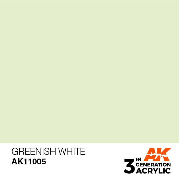AK AK11005 3rd gen. Greenish White 17ml