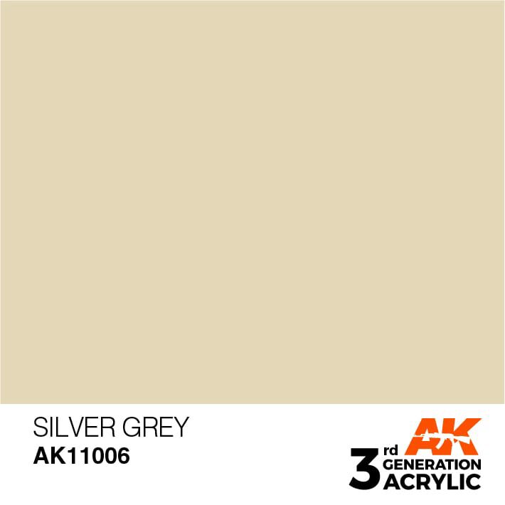 AK AK11006 3rd gen. Silver Grey 17ml