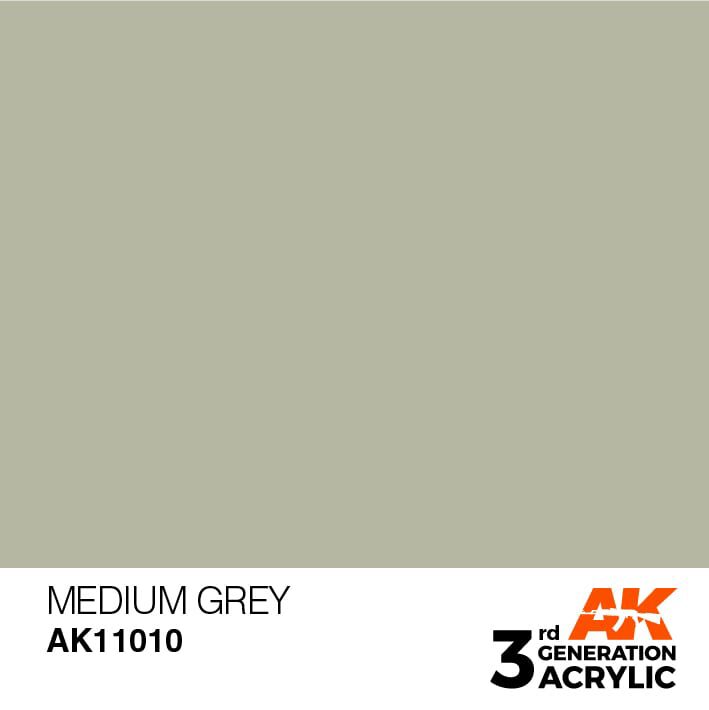 AK AK11010 3rd gen. Medium Grey 17ml