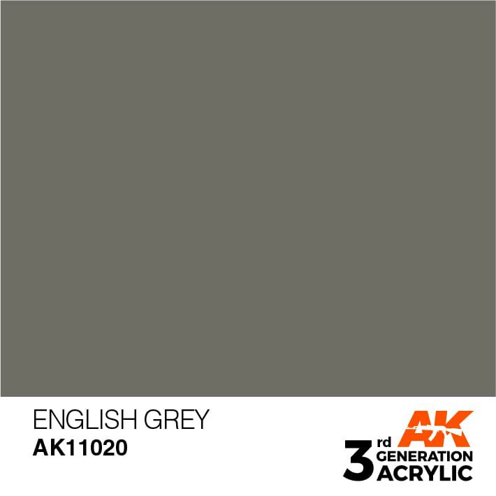 AK AK11020 3rd gen. English Grey 17ml