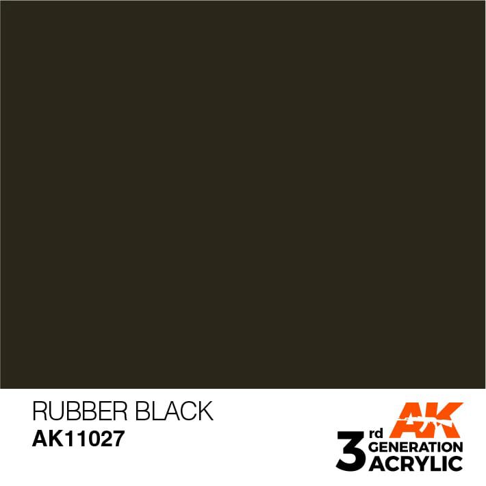 AK AK11027 3rd gen. Rubber Black 17ml