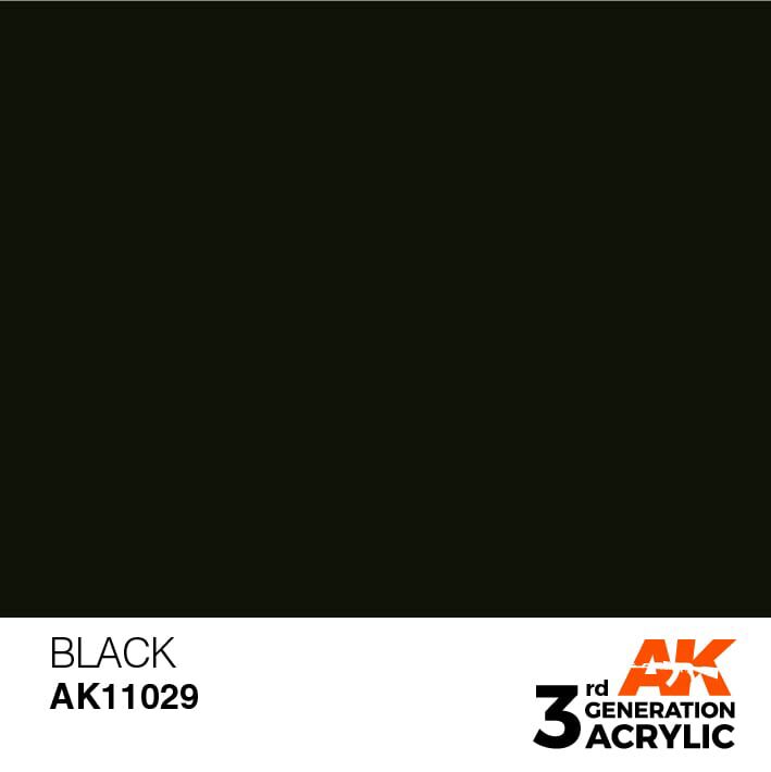 AK AK11029 3rd gen. Black 17ml