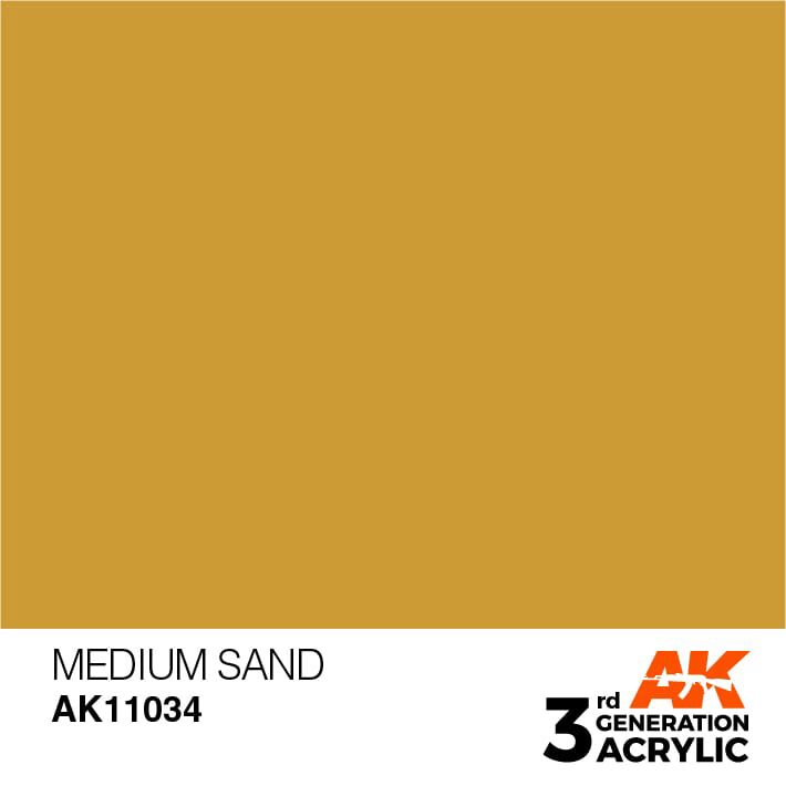 AK AK11034 3rd gen. Medium Sand 17ml
