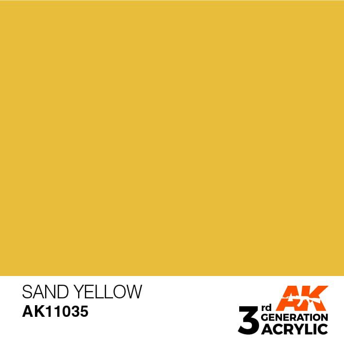 AK AK11035 3rd gen. Sand Yellow 17ml