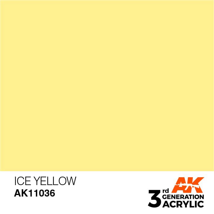 AK AK11036 3rd gen. Ice Yellow 17ml