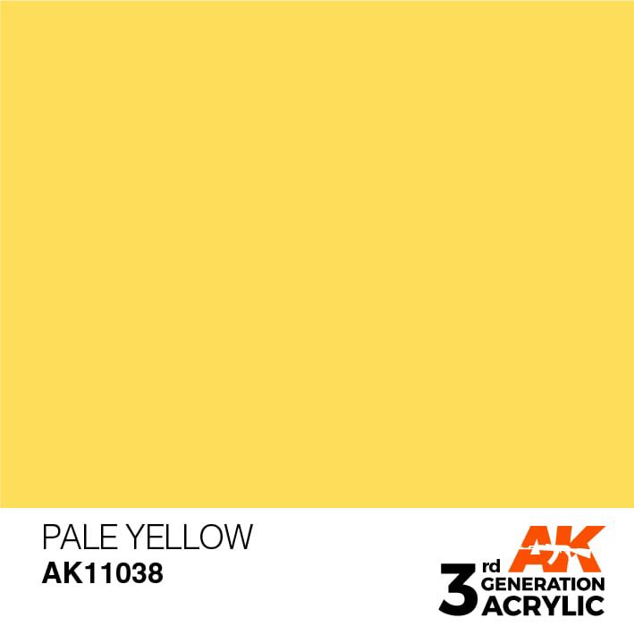 AK AK11038 3rd gen. Pale Yellow 17ml