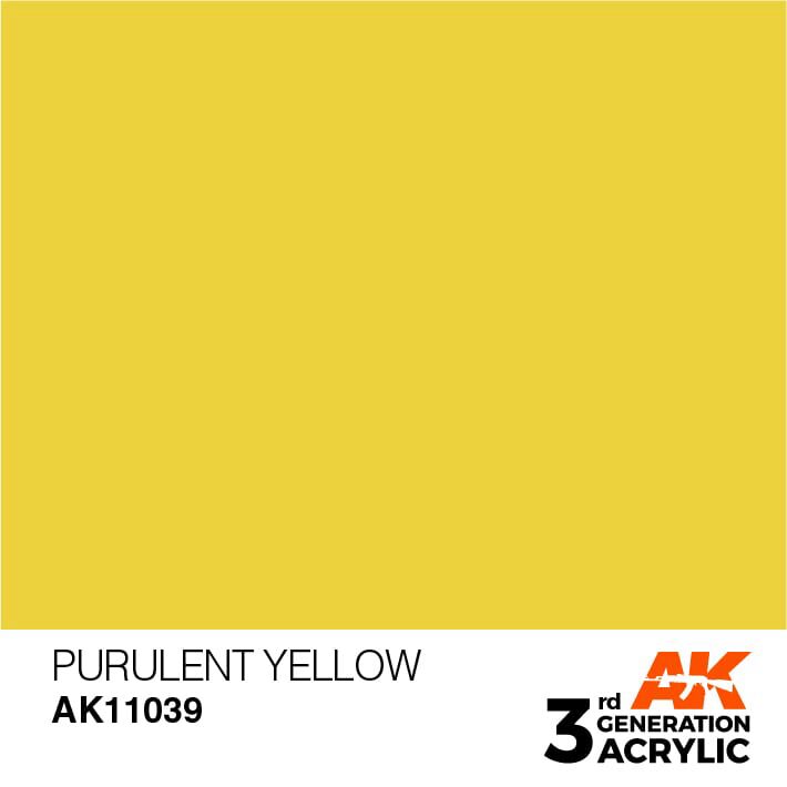 AK AK11039 3rd gen. Purulent Yellow 17ml
