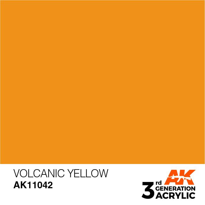 AK AK11042 3rd gen. Volcanic Yellow 17ml