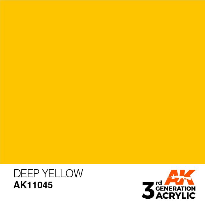 AK AK11045 3rd gen. Deep Yellow 17ml