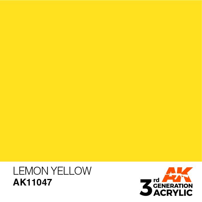 AK AK11047 3rd gen. Lemon Yellow 17ml