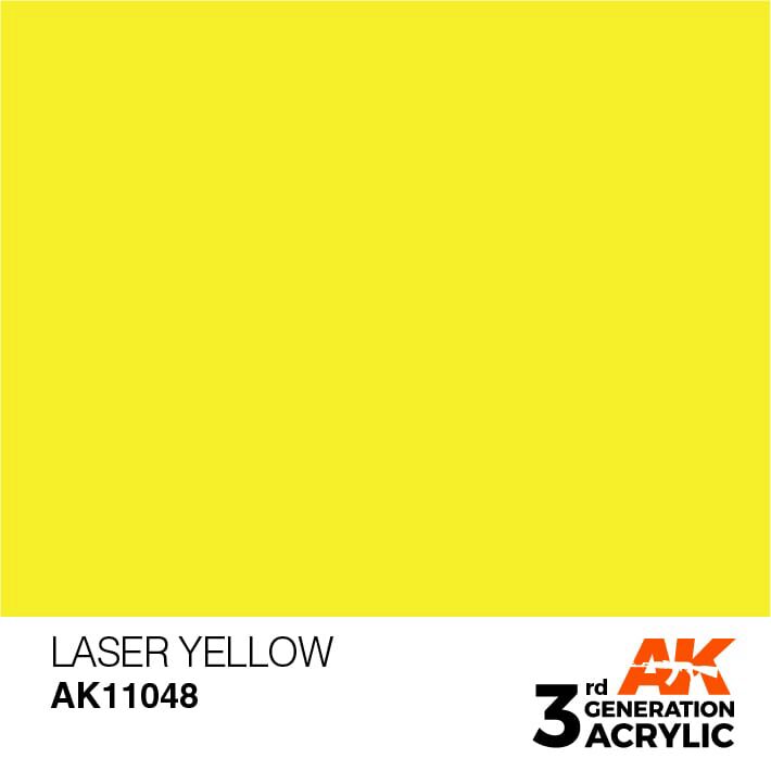 AK AK11048 3rd gen. Laser Yellow 17ml
