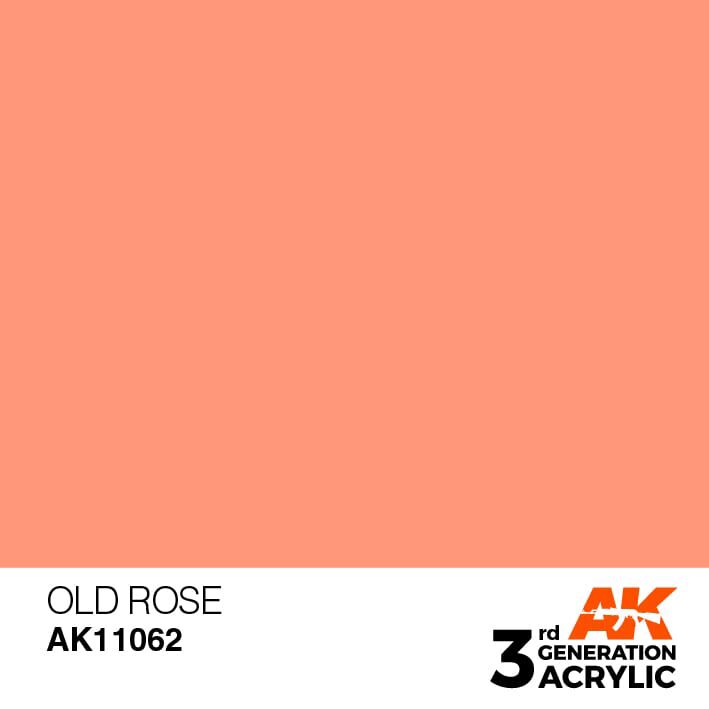 AK AK11062 3rd gen. Old Rose 17ml