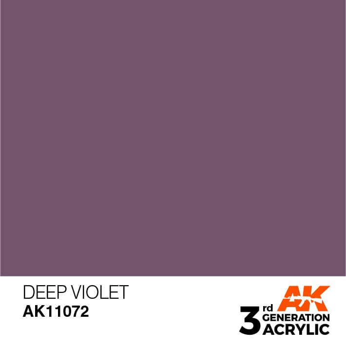 AK AK11072 3rd gen. Deep Violet 17ml