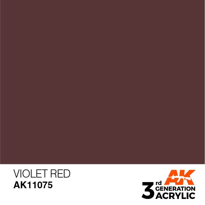 AK AK11075 3rd gen. Violet Red 17ml