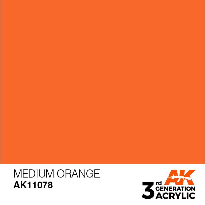AK AK11078 3rd gen. Medium Orange 17ml