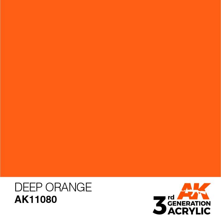 AK AK11080 3rd gen. Deep Orange 17ml