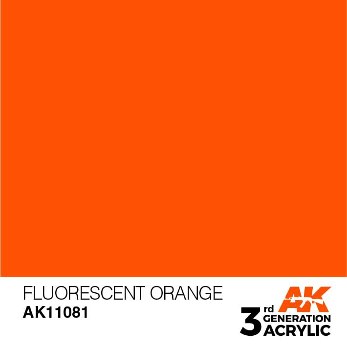 AK AK11081 3rd gen. Fluorescent Orange 17ml