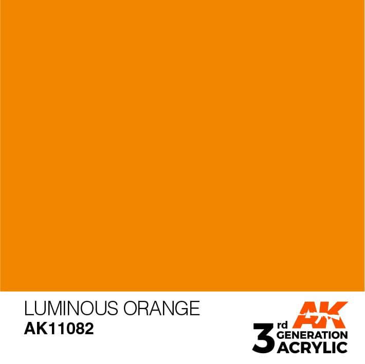 AK AK11082 3rd gen. Luminous Orange 17ml