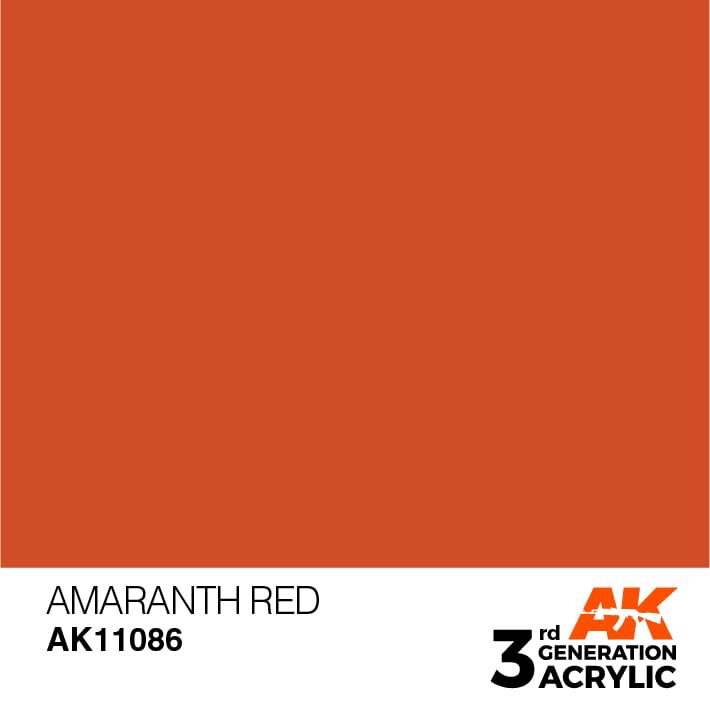 AK AK11086 3rd gen. Amaranth Red 17ml