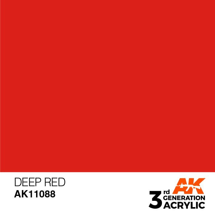AK AK11088 3rd gen. Deep Red 17ml