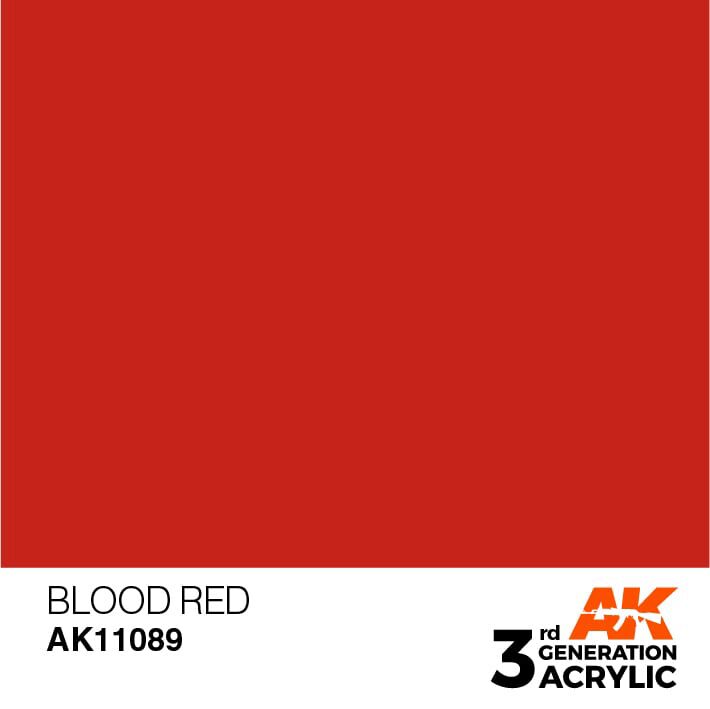 AK AK11089 3rd gen. Blood Red 17ml
