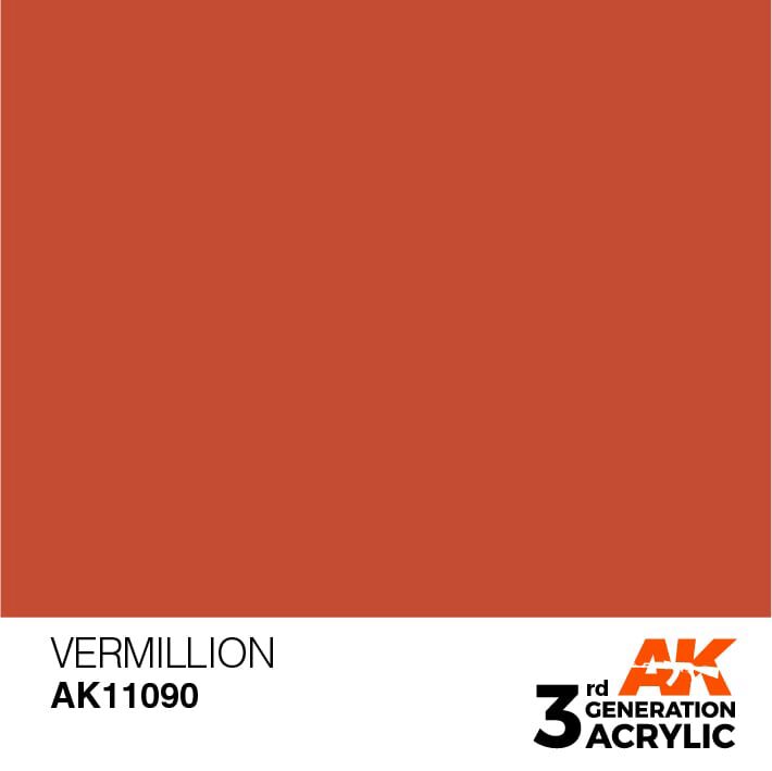 AK AK11090 3rd gen. Vermillion 17ml