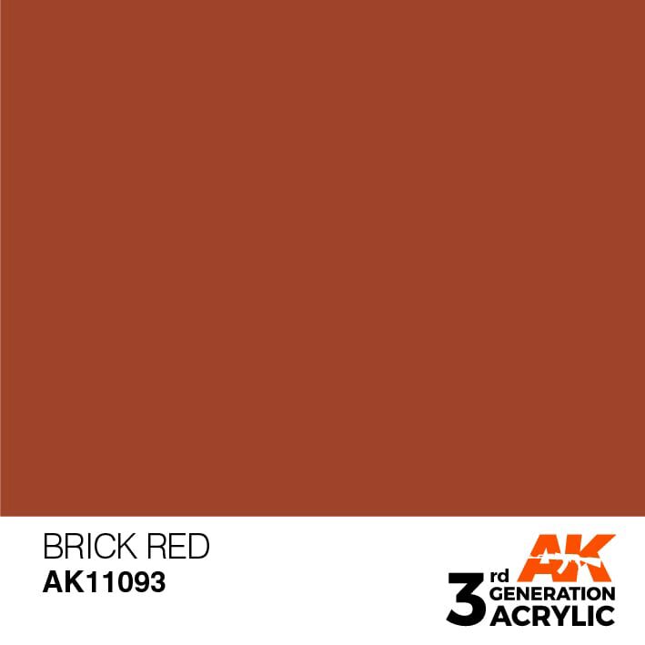 AK AK11093 3rd gen. Brick Red 17ml